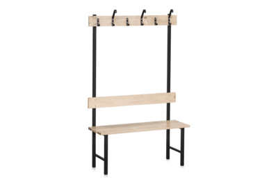 Umkleidebank Einseitig 1000 mm - Kiefernholz